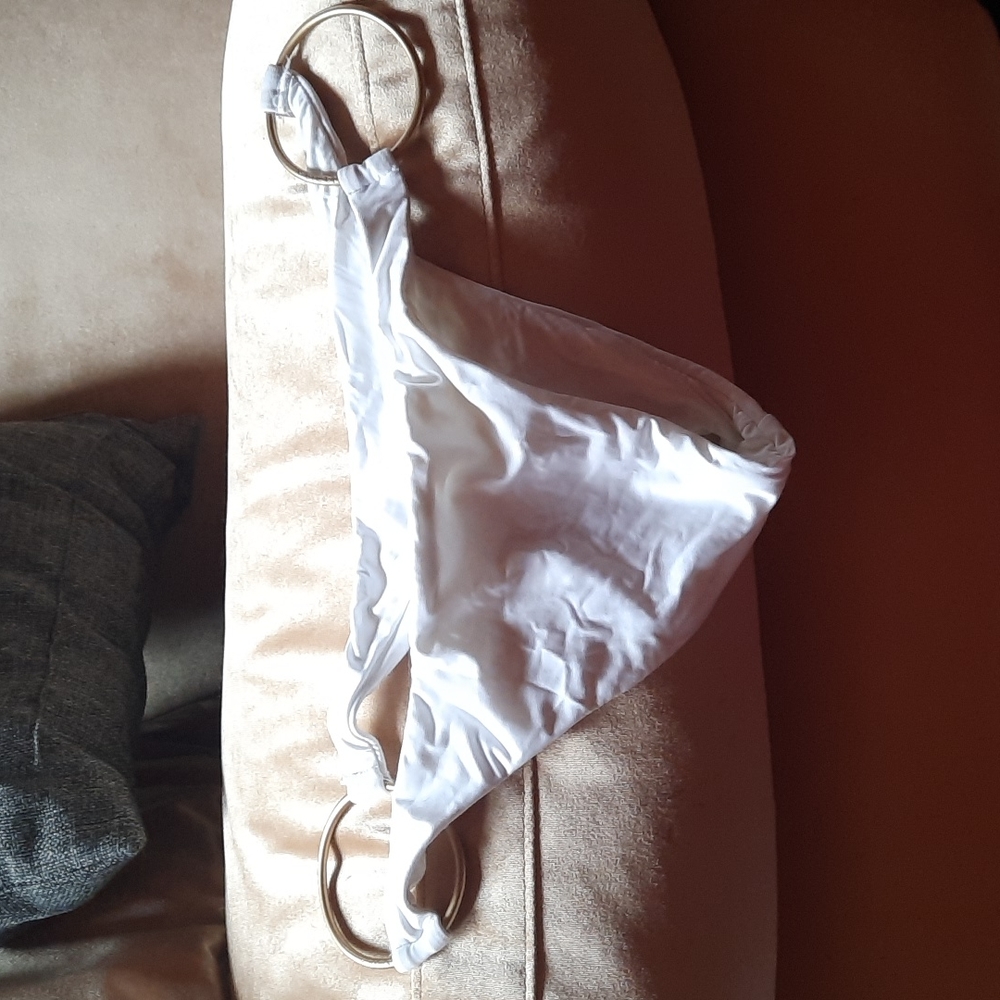 Vitamin A white bikini ring bottom